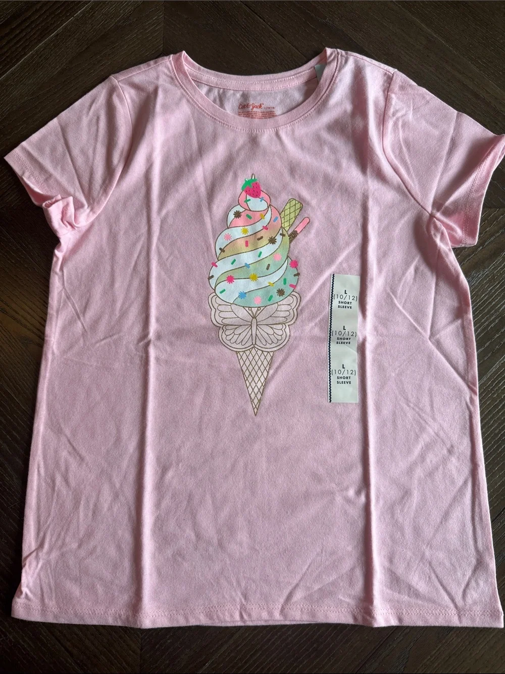 Cat & Jack Girls' Bundle of Tees & Leggings Large L (10/12) New NWT